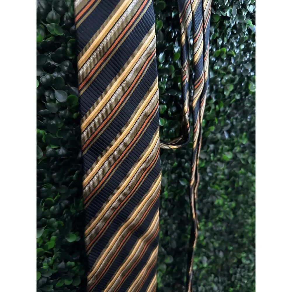 JZ Richards Nordstroms Silk Necktie, 59in Made USA Classic Multi Color, Vintage